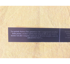 Altro - Penna Aurora in Argento 925