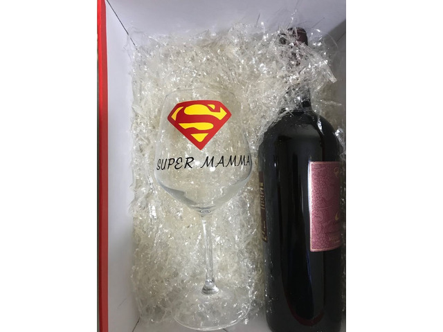 Altro - Bicchiere vino Super Mamma