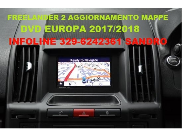 Ricambi auto - LAND ROVER FREELANDER 2 DVD AGGIORNAMENTO MAPPE EUROPA 2017/2018