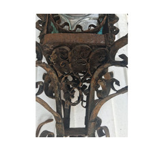 Antiquariato - Antica lanterna in ferro battuto
