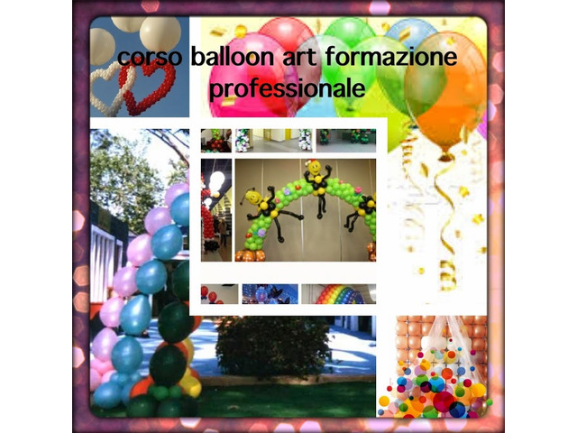 Altri corsi - corso balloon art - tecniche di allestimento balloon art - laboratorio Libellula