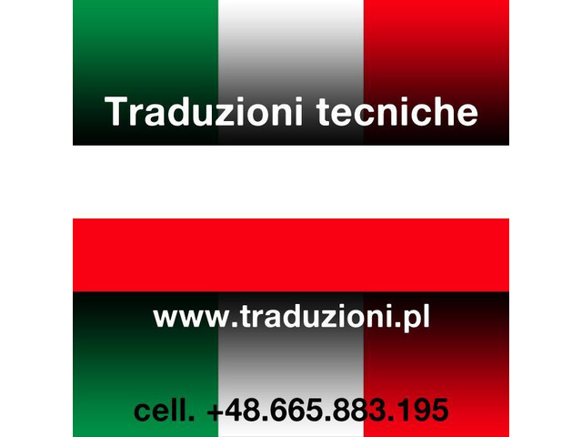 polacco - traduzione dei manuali tecnici dall'italiano al polacco