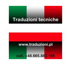 polacco - traduzione dei manuali tecnici dall'italiano al polacco