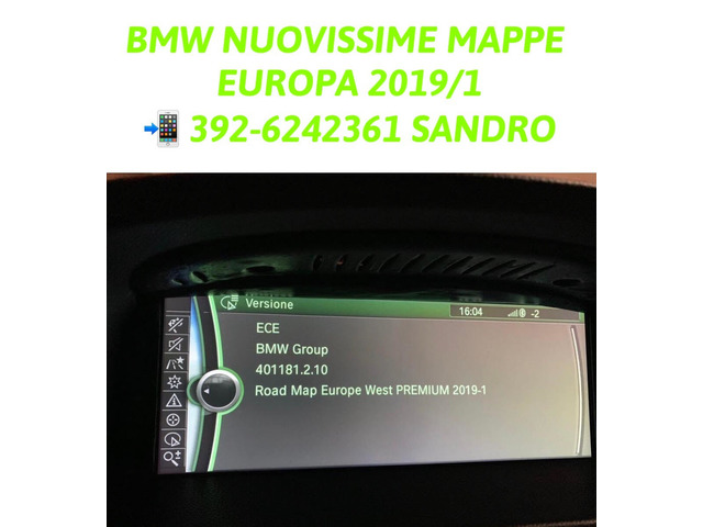 BMW MINI AGGIORNAMENTO MAPPE NAVIGATORE EUROPA 2019