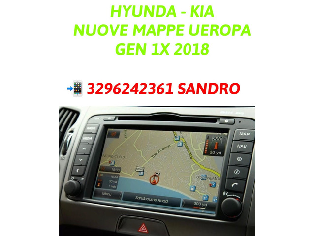 Ricambi auto - HYUNDAY KIA GEN 1X AGGIORNAMENTO MAPPE NAVIGATORE