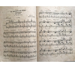 Arte - collezionismo - Antico libro di musica comp. x pianoforte