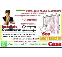 Lavoro manuale - Tenda da interno Montaggio 39 euro Roma