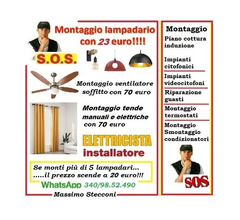 Lavoro manuale - Tenda da interno Montaggio 39 euro Roma