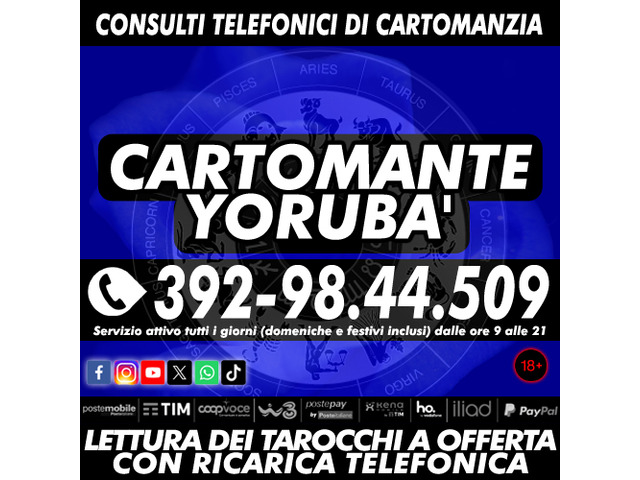 Oroscopi - tarocchi - Visto in TV - Cartomante YORUBA'