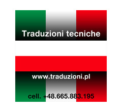 Interprete italiano polacco - traduzioni tecniche e consulenze aziendali in Polonia