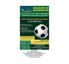 Hobby - sport - Calcio a 8: Campionato amatoriale 2025/26 da Ottobre con iscrizione gratuita.