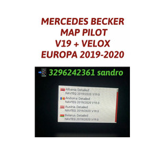 MERCEDES BECKER MAP PILOT CON AUTOVELOX AGGIORNAMENTO MAPPE NAVIGATORE