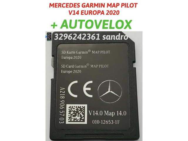 Mercedes garmin map pilot memory mappe con velox aggiornamento mappe navigatore