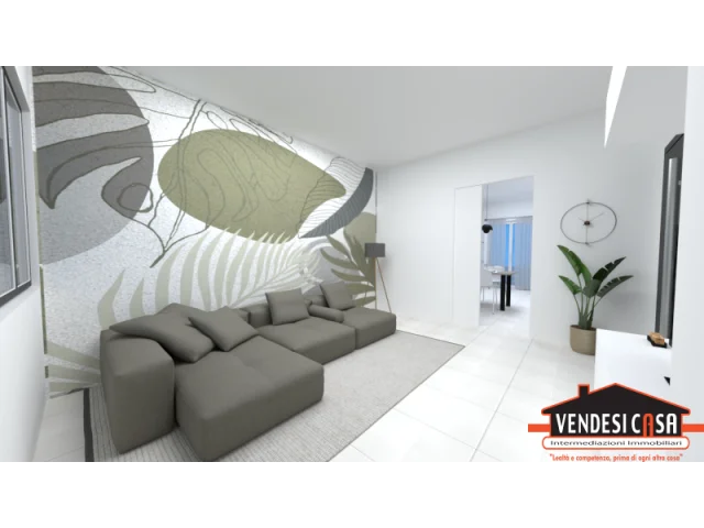 3 vani + doppi acc. con cortile privato zona posta canneto