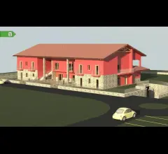 Quadrilocale in fase di progettazione.