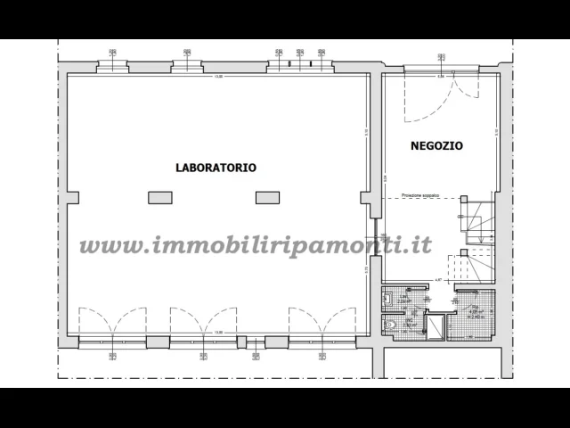 Appartamenti in Vendita - Negozio con laboratorio in affitto a lecco.