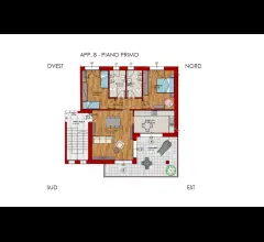 Appartamenti in Vendita - Tre locali piano primo in mini palazzina