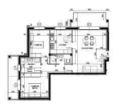 Appartamenti in Vendita - Tre locali con terrazzo piano primo