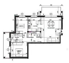 Appartamenti in Vendita - Tre locali con terrazzo piano secondo