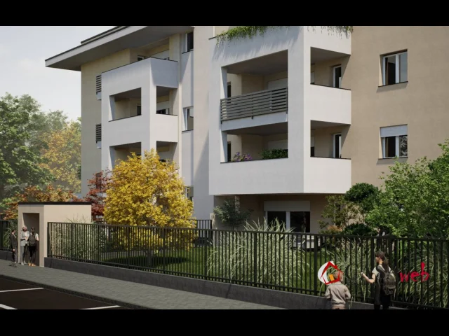 Trilocale con doppi servizi balcone e terrazzo