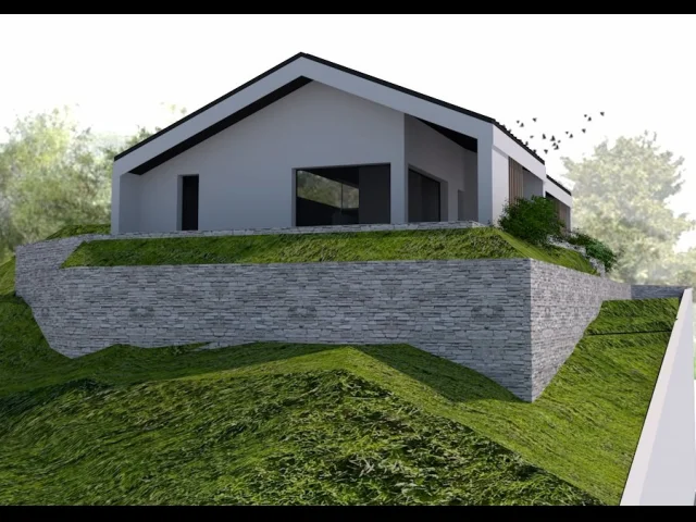 Appartamenti in Vendita - Terreno edificabile per villetta singola con box doppio