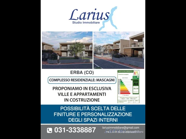 Erba via nuovo complesso residenza mascagni