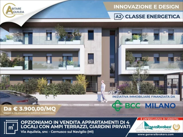 Appartamenti in Vendita - Residenza abitare aquileia app. n° 4 locali 4 p1 con terrazzo