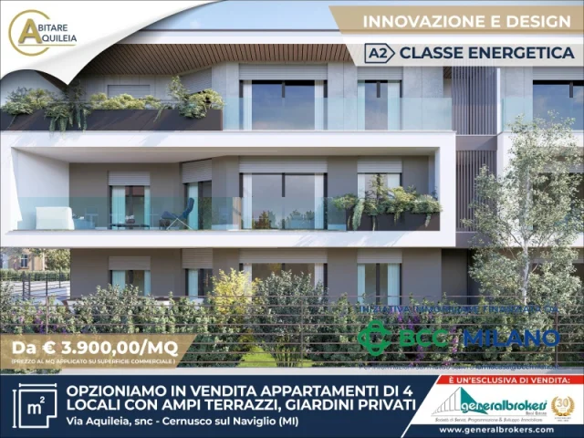 Residenza abitare aquileia app. n° 3 locali 4 pt con giardino