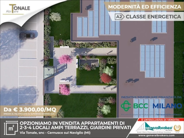 Appartamenti in Vendita - Residenza abitare tonale app n°11 tre locali piano 2