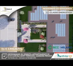 Appartamenti in Vendita - Residenza abitare tonale app n°11 tre locali piano 2