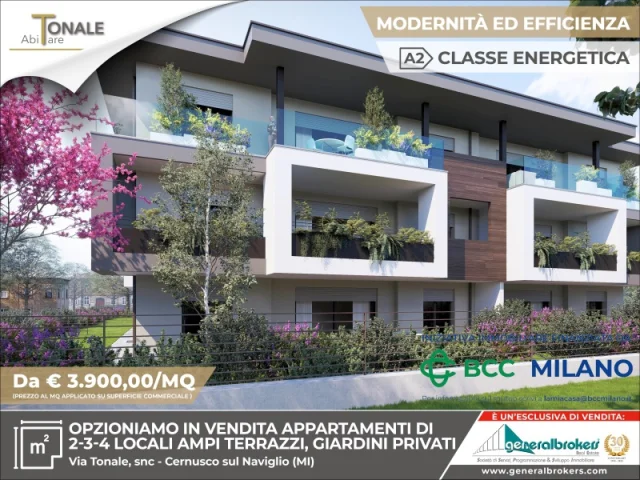 Appartamenti in Vendita - Residenza abitare  tonale app n°7 due locali piano 1