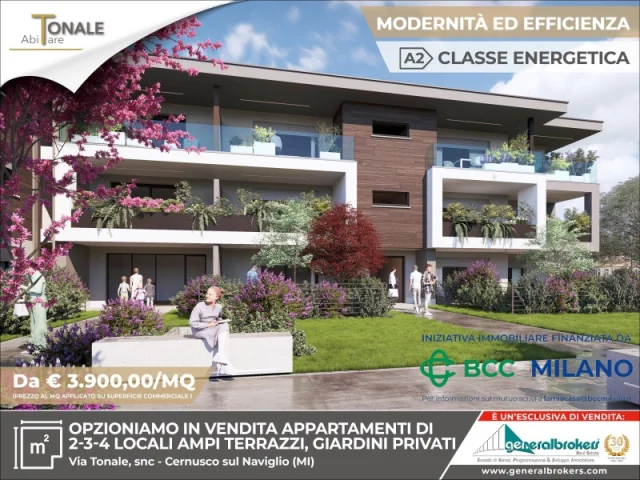 Appartamenti in Vendita - Residenza abitare tonale app n°9 quattro locali piano 1
