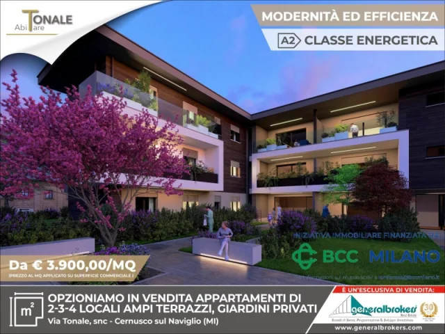 Appartamenti in Vendita - Residenza abitare tonale app n°10 quattro locali piano 2