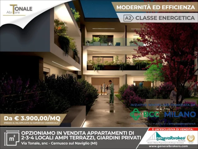 Appartamenti in Vendita - Residenza abitare tonale app n°12 quattro locali piano 2