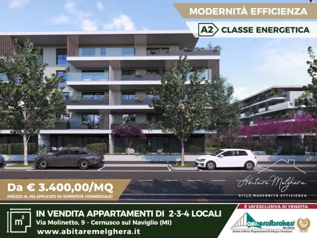 Appartamenti in Vendita - Appartamento di 4 locali al piano secondo n°17 melghera