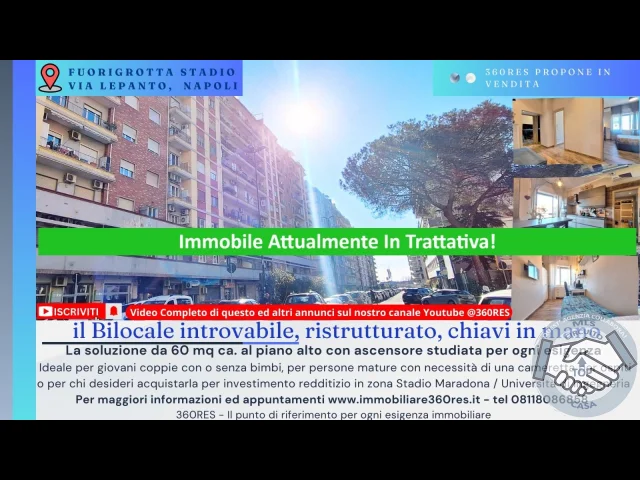 Open house esclusiva a fuorigrotta app. ristrutturato
