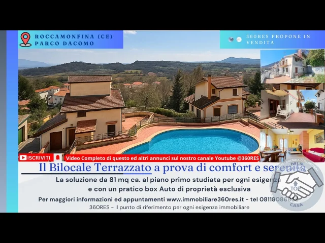 Appartamenti in Vendita - Casa semi-indipendente a roccamonfina in parco con piscina