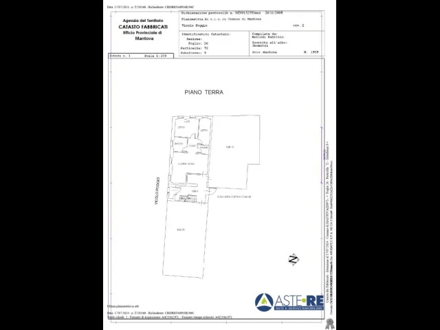 Appartamenti in Vendita - Mantova mn, italia vicolo poggio, 2, 46100,appartamento al piano terra con annesso garage