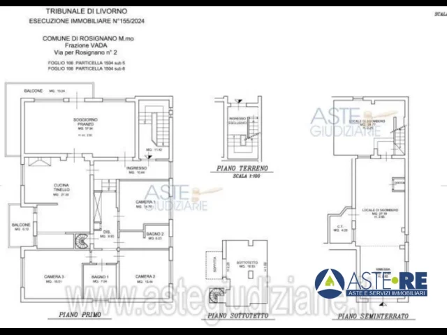 Appartamenti in Vendita - Rosignano marittimo li_ appartamento rimessa e corte