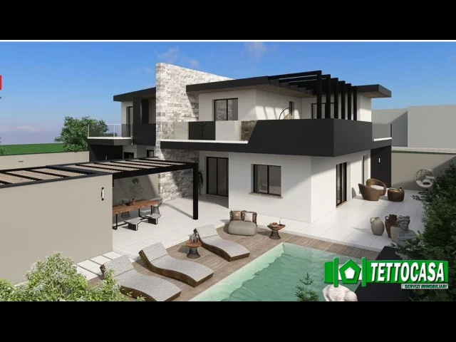 Villa moderna semi-indipendente, in costruzione!