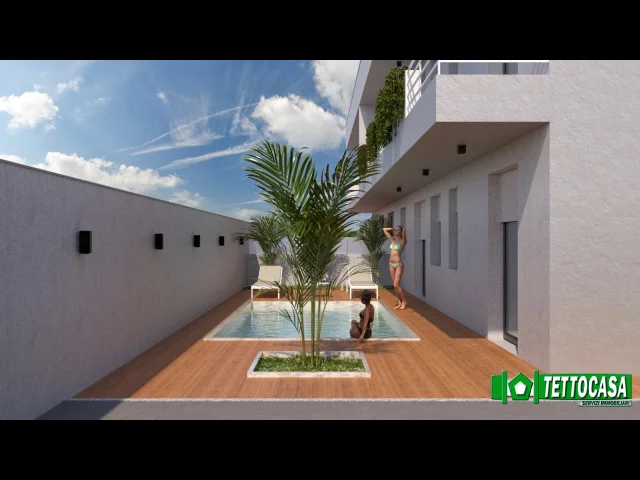 Appartamenti in Vendita - Nuova costruzione con giardino, due posti auto, quattro vani