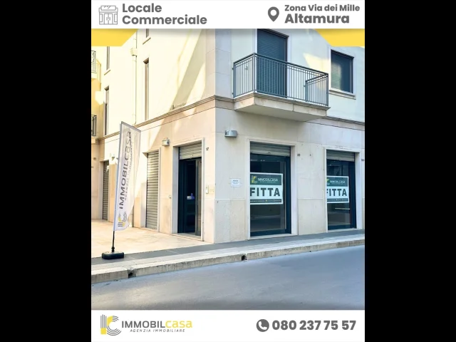 Locale commerciale in affitto a altamura via dei mille
