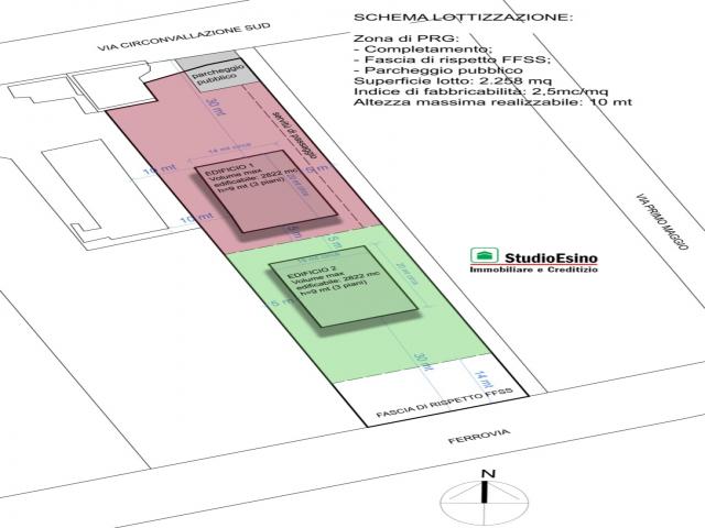 Case - Terreno edificabile zona servita centobuchi