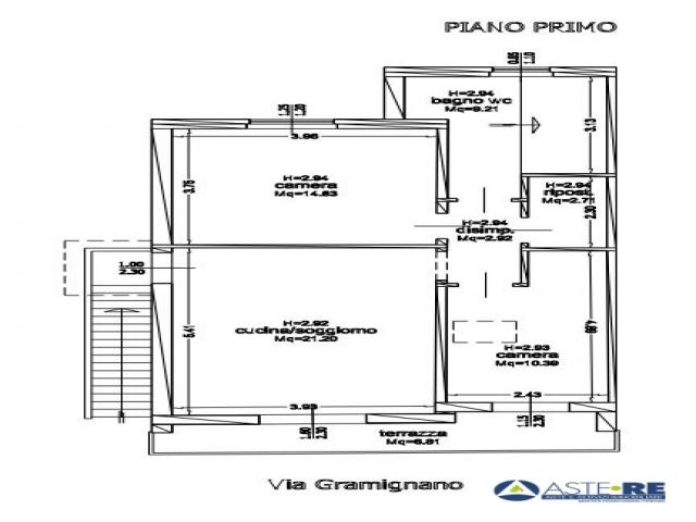 Case - Abitazione di tipo civile - via gramignano 79 50013 piano primo