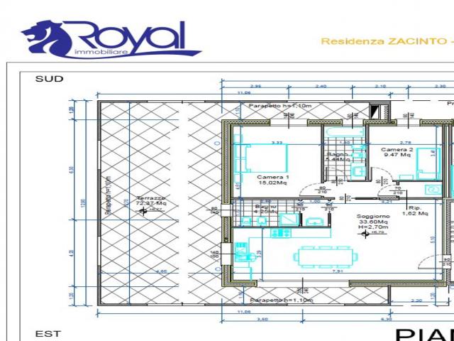 Case - Residenza zacinto, 3 locali  piano primo con terrazzo.