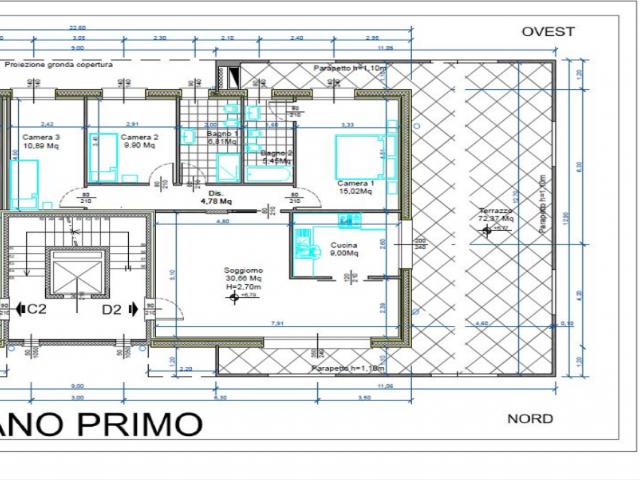 Case - Residenza zacinto, 4 locali  piano primo con terrazzo.