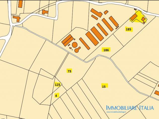 Case - Terreno agricolo con abitazione e capannone