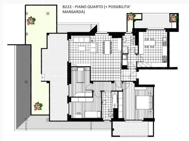 Case - Moderne abitazioni in classe a+ , attico con ampio terrazzo.