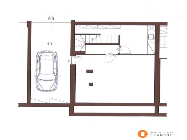 Case - Trilocale  con giardino di proprietà in vendita a oggiono.