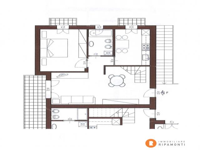 Case - Trilocale in vendita a oggiono